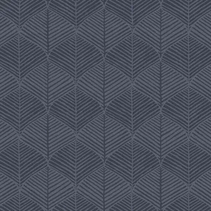 Inspired by Color Palm Thatch wallpaper, color Navy, SKU SS2564
