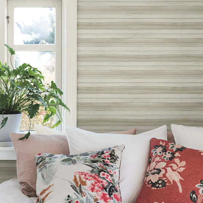 Inspired by Color Pandora Leaf - Dove Wallpaper | Buy Online Inspired by Color Pandora Leaf wallpaper, color Dove, SKU GO8263