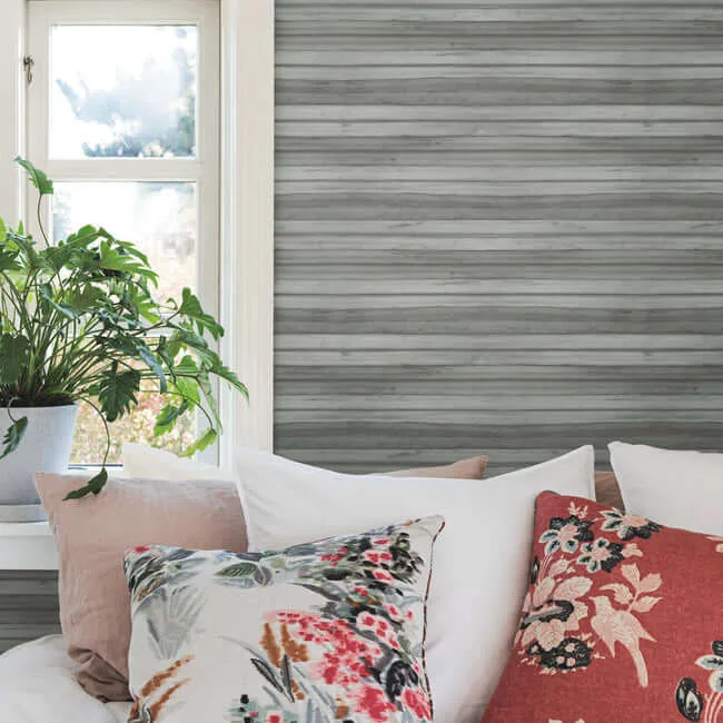 Inspired by Color Pandora Leaf wallpaper, color Grey, SKU GO8264