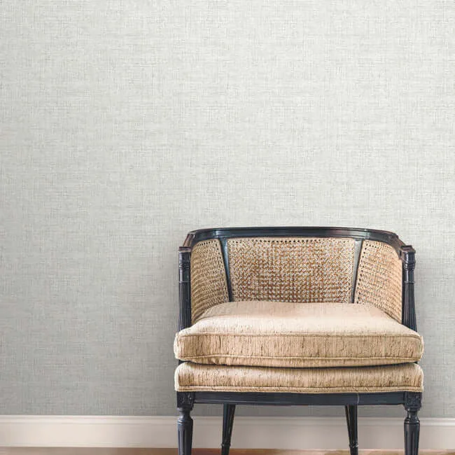 Inspired by Color Papyrus Weave wallpaper, color Grey, SKU MN1933