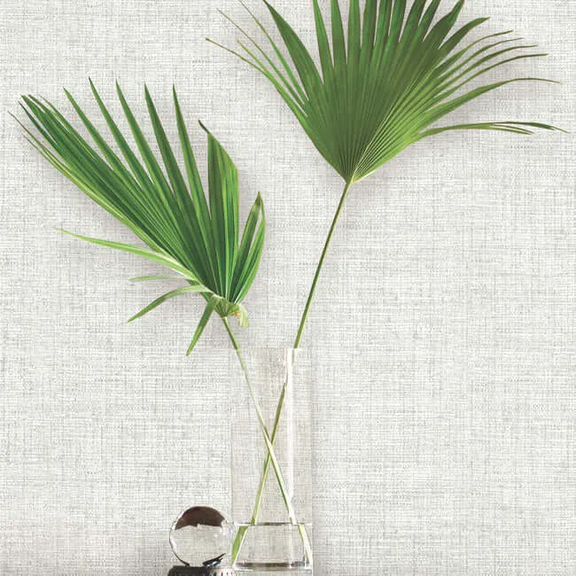 Inspired by Color Papyrus Weave wallpaper, color Grey, SKU MN1933