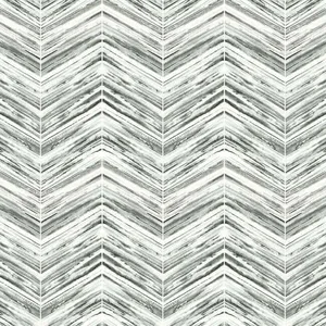 Inspired by Color Petite Watercolor Chevron wallpaper, color Black & White, SKU BW3911
