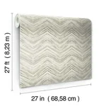 Inspired by Color Petite Watercolor Chevron - Cream Wallpaper | Buy Online Inspired by Color Petite Watercolor Chevron wallpaper, color Cream, SKU BW3912