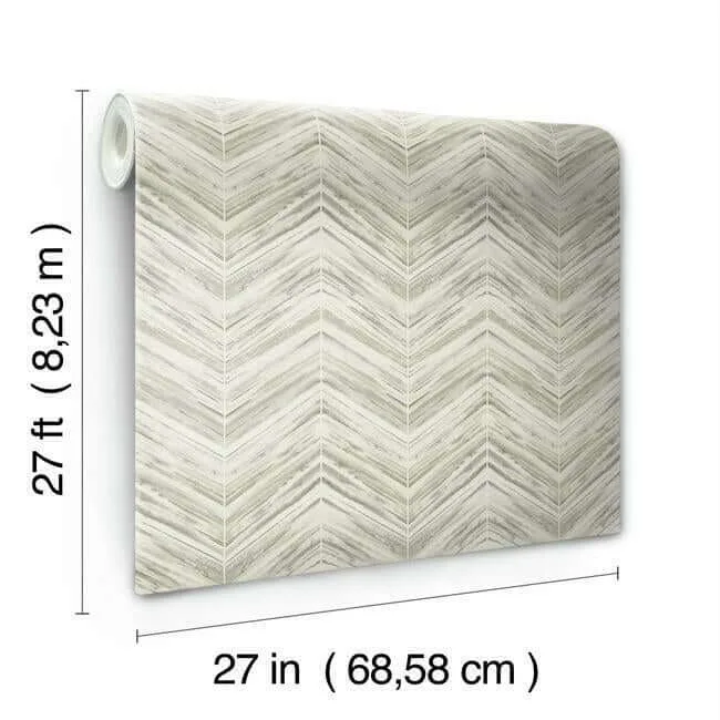 Inspired by Color Petite Watercolor Chevron - Cream Wallpaper | Buy Online Inspired by Color Petite Watercolor Chevron wallpaper, color Cream, SKU BW3912