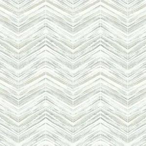 Inspired by Color Petite Watercolor Chevron wallpaper, color White & Grey, SKU BW3913