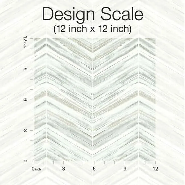 Inspired by Color Petite Watercolor Chevron wallpaper, color White & Grey, SKU BW3913
