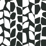 Inspired by Color Primitive Vines wallpaper, color Black & White, SKU BW3893