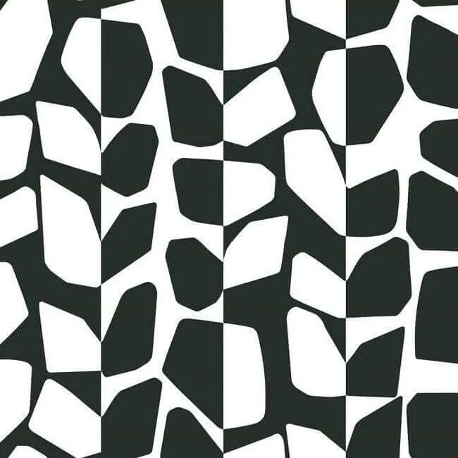 Inspired by Color Primitive Vines wallpaper, color Black & White, SKU BW3893