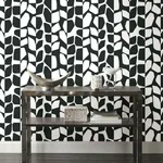 Inspired by Color Primitive Vines wallpaper, color Black & White, SKU BW3893