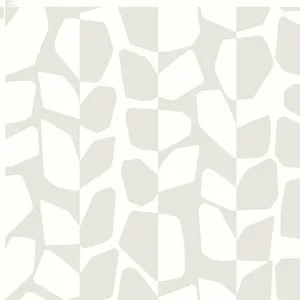Inspired by Color Primitive Vines wallpaper, color White & Cream, SKU BW3891