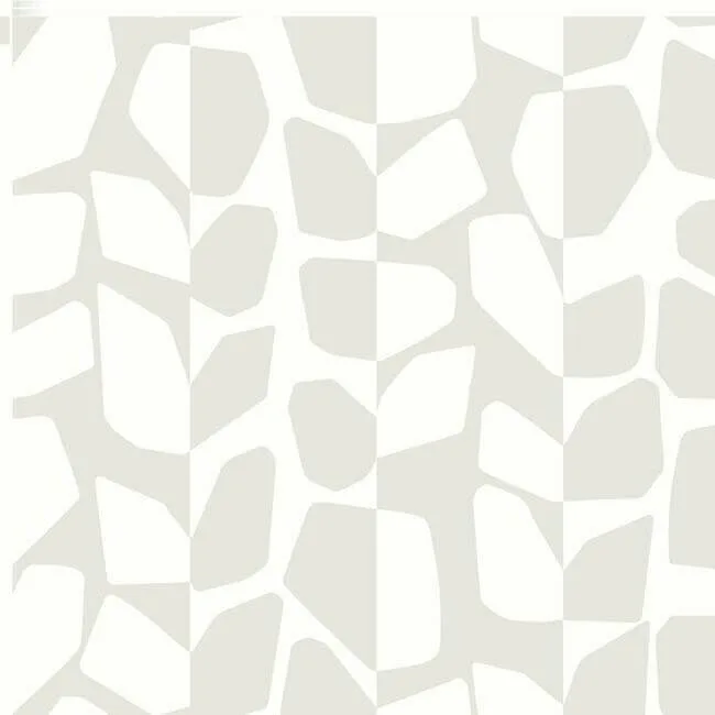 Inspired by Color Primitive Vines wallpaper, color White & Cream, SKU BW3891