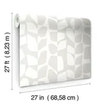 Inspired by Color Primitive Vines - White & Cream Wallpaper | Buy Online Inspired by Color Primitive Vines wallpaper, color White & Cream, SKU BW3891