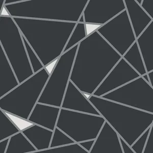 Inspired by Color Prismatic wallpaper, color Black & Silver, SKU BW3985