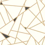 Inspired by Color Prismatic - Gold & Black Wallpaper | Buy Online Inspired by Color Prismatic wallpaper, color Gold & Black, SKU RY2702