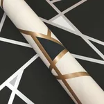 Inspired by Color Prismatic - Gold & Black Wallpaper | Buy Online Inspired by Color Prismatic wallpaper, color Gold & Black, SKU RY2702
