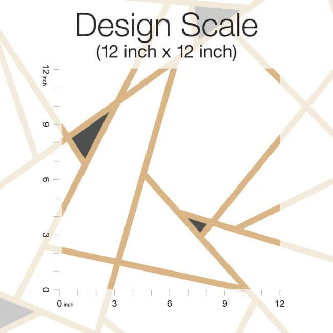 Inspired by Color Prismatic - Gold & Black Wallpaper | Buy Online Inspired by Color Prismatic wallpaper, color Gold & Black, SKU RY2702