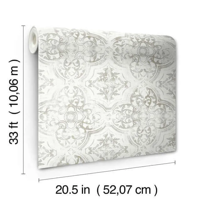 Inspired by Color Quartet - White & Neutral Wallpaper | Buy Online Inspired by Color Quartet wallpaper, color White & Neutral, SKU MN1893