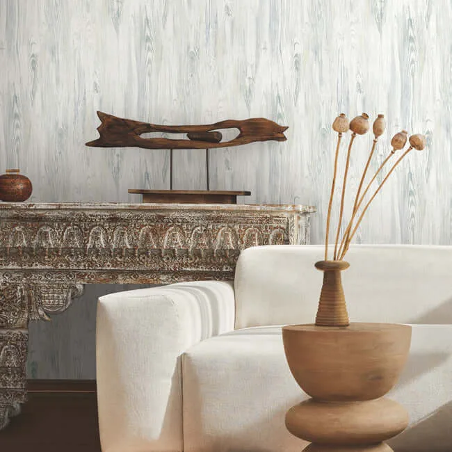 Inspired by Color Rusticano - White & Blue Wallpaper | Buy Online Inspired by Color Rusticano wallpaper, color White & Blue, SKU MN1952