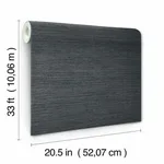 Inspired by Color Shining Sisal wallpaper, color Black Metallic, SKU Y6200903