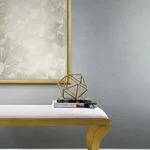 Inspired by Color Shining Sisal Grasscloth - Blue & Silver Wallpaper | Buy Online Inspired by Color Shining Sisal Grasscloth wallpaper, color Blue & Silver, SKU DD3734