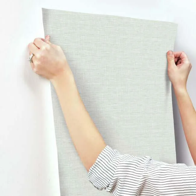 Inspired by Color Silk Linen Weave - Grey Wallpaper | Buy Online Inspired by Color Silk Linen Weave wallpaper, color Grey, SKU FH4060