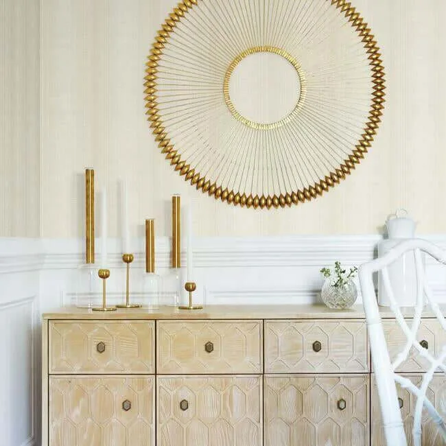 Inspired by Color Silk Weave Stripe wallpaper, color Beige, SKU TL1958