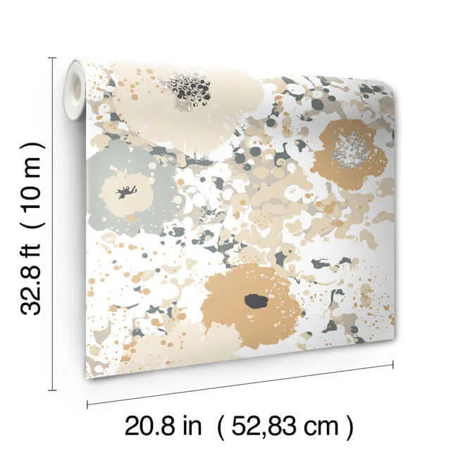 Inspired by Color Spontaneity - Metallic Wallpaper | Buy Online Inspired by Color Spontaneity wallpaper, color Metallic, SKU CE4011