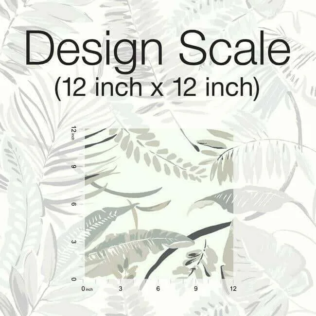 Inspired by Color Tropical Toss - White Wallpaper | Buy Online Inspired by Color Tropical Toss wallpaper, color White, SKU TC2622