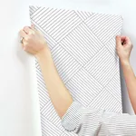 Inspired by Color Twisted Tailor wallpaper, color White, SKU GM7565