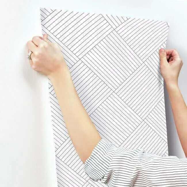 Inspired by Color Twisted Tailor wallpaper, color White, SKU GM7565
