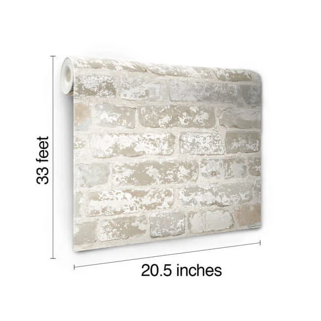 Inspired by Color Up the Wall - Off White & Grey Wallpaper | Buy Online Inspired by Color Up the Wall wallpaper, color Off White & Grey, SKU RB4304