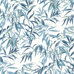 Inspired by Color Willow Grove wallpaper, color Sky Blue, SKU GO8242