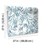 Inspired by Color Willow Grove - Sky Blue Wallpaper | Buy Online Inspired by Color Willow Grove wallpaper, color Sky Blue, SKU GO8242