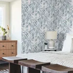 Inspired by Color Willow Grove - Sky Blue Wallpaper | Buy Online Inspired by Color Willow Grove wallpaper, color Sky Blue, SKU GO8242
