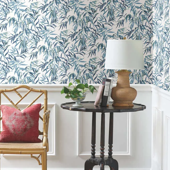 Inspired by Color Willow Grove - Sky Blue Wallpaper | Buy Online Inspired by Color Willow Grove wallpaper, color Sky Blue, SKU GO8242