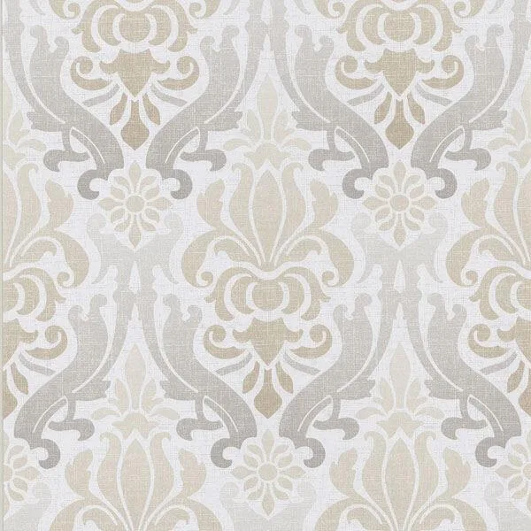 Kenneth James Aquitaine wallpaper, color Taupe, SKU 295-66542