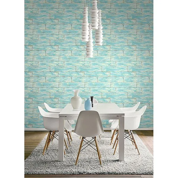 Kenneth James Shipwreck wallpaper, color Aquamarine, SKU PS41002