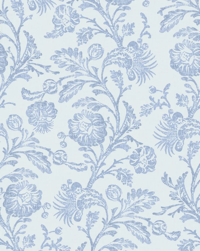 Kravet Couture Eunice Vine in Blue Bay (W4439.15.0)