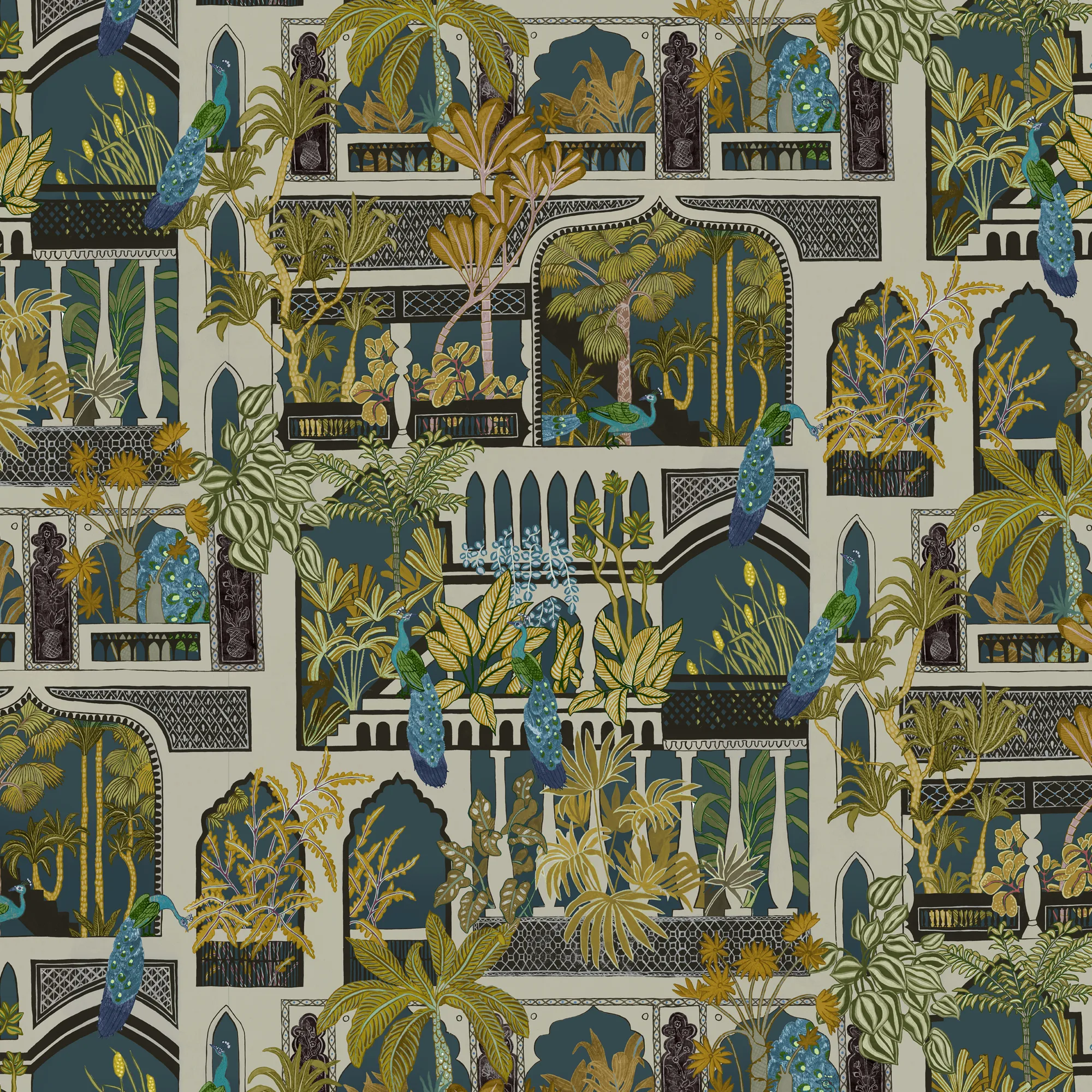 Kravet Couture Peacock Arches in 21 (JMW1011.21.0)