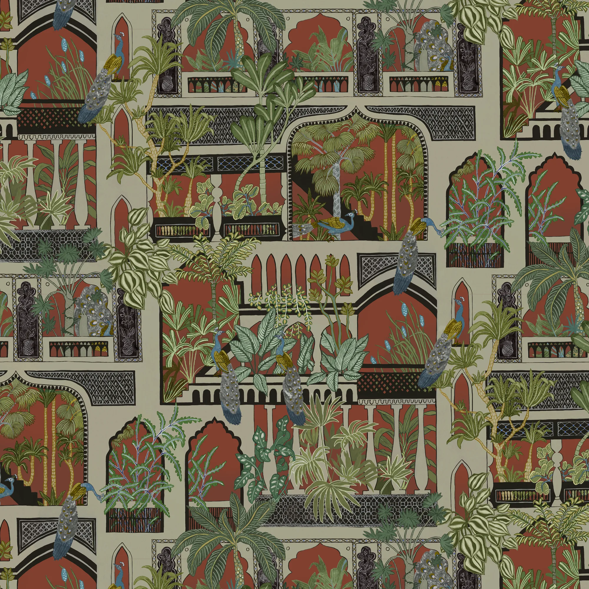 Kravet Couture Peacock Arches in 41 (JMW1011.41.0)