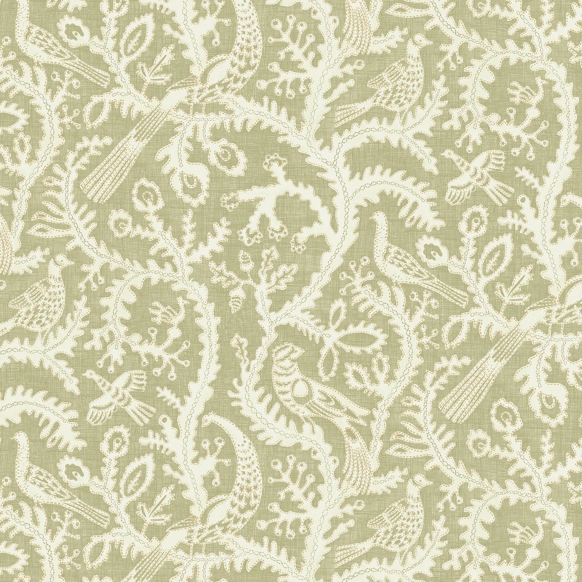 Kravet Couture Stitched Birds in 31 (JMW1035.31.0)