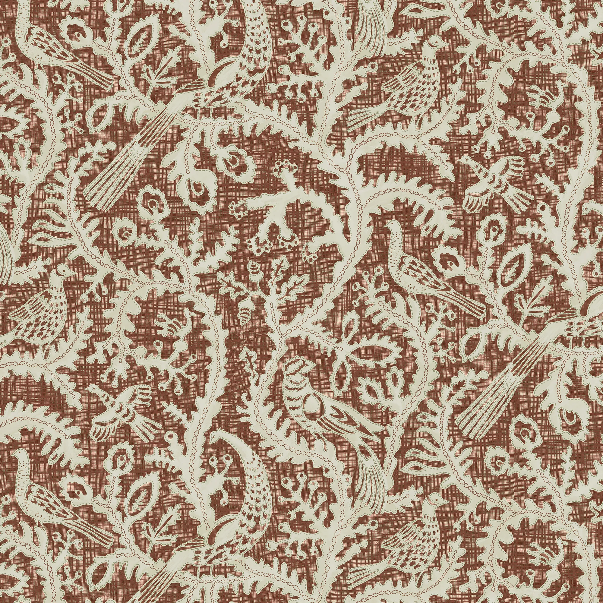 Kravet Couture Stitched Birds in 41 (JMW1035.41.0)