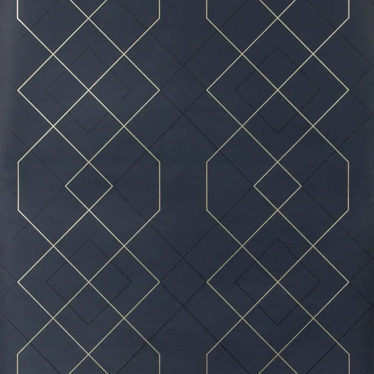 Kravet Design W3613 in Indigo & Metallic (W3613.50.0)