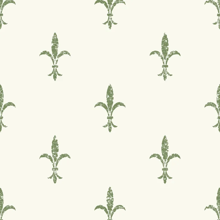 Kravet Design Ronald Redding W3717 in White & Green (W3717.3.0)