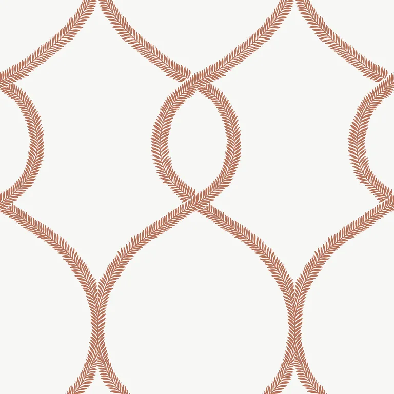 Kravet Design Ronald Redding W3722 in White & Orange (W3722.12.0)
