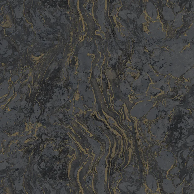 Kravet Design Ronald Redding W3724 in Black & Gold (W3724.8.0)