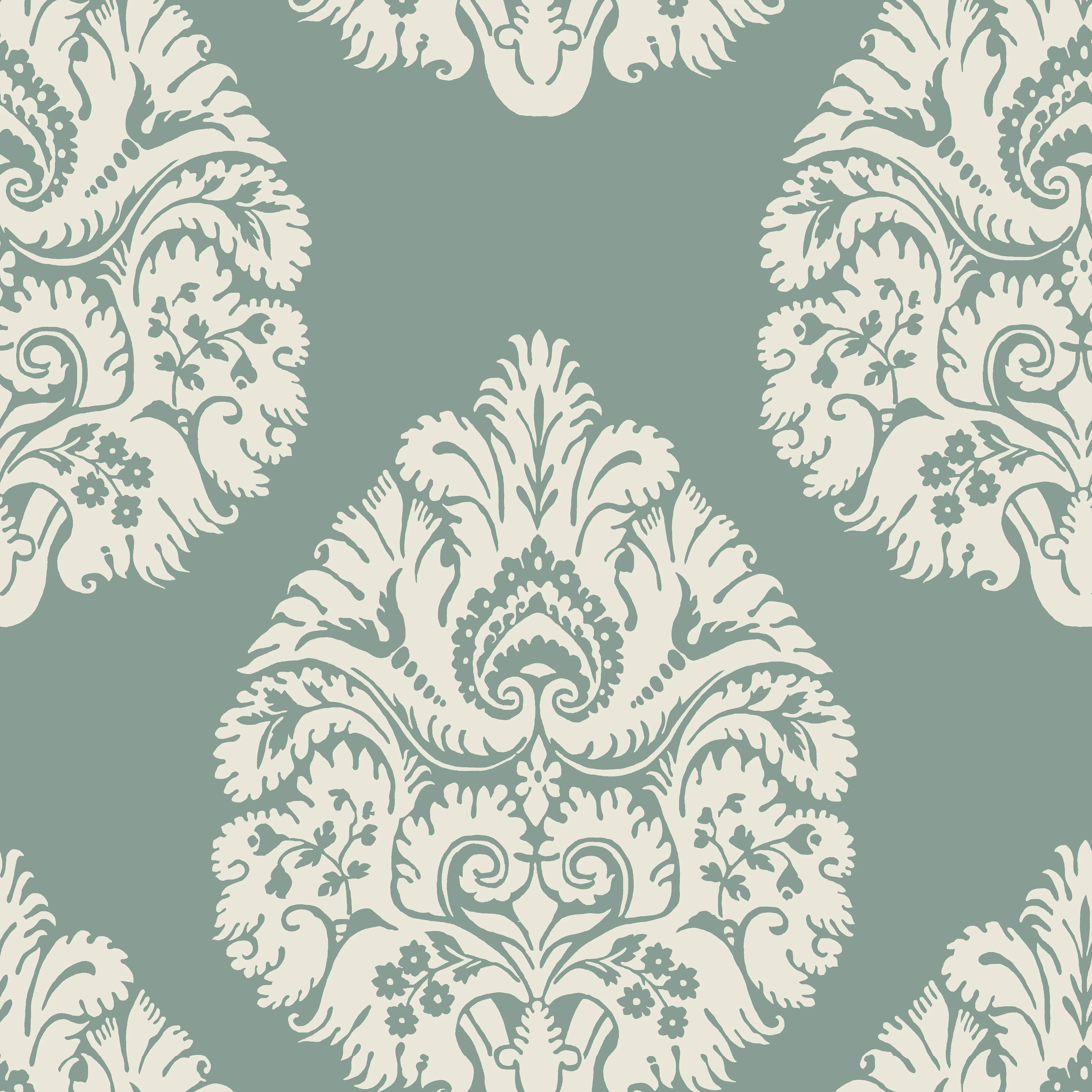 W3726.3.0 | Ronald Redding W3726 – Teal & White