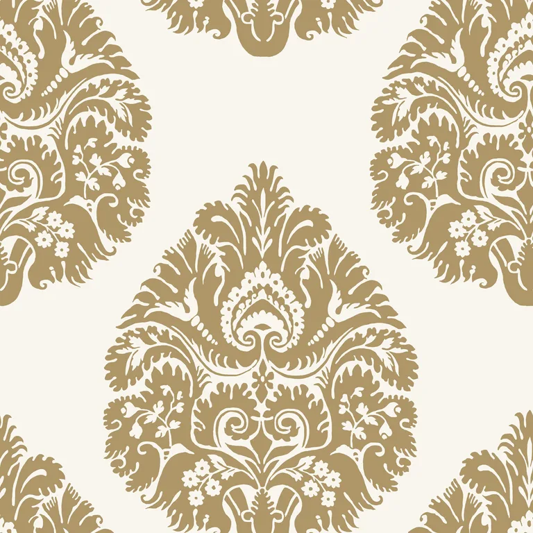 Kravet Design Ronald Redding W3726 in Gold & White (W3726.4.0)