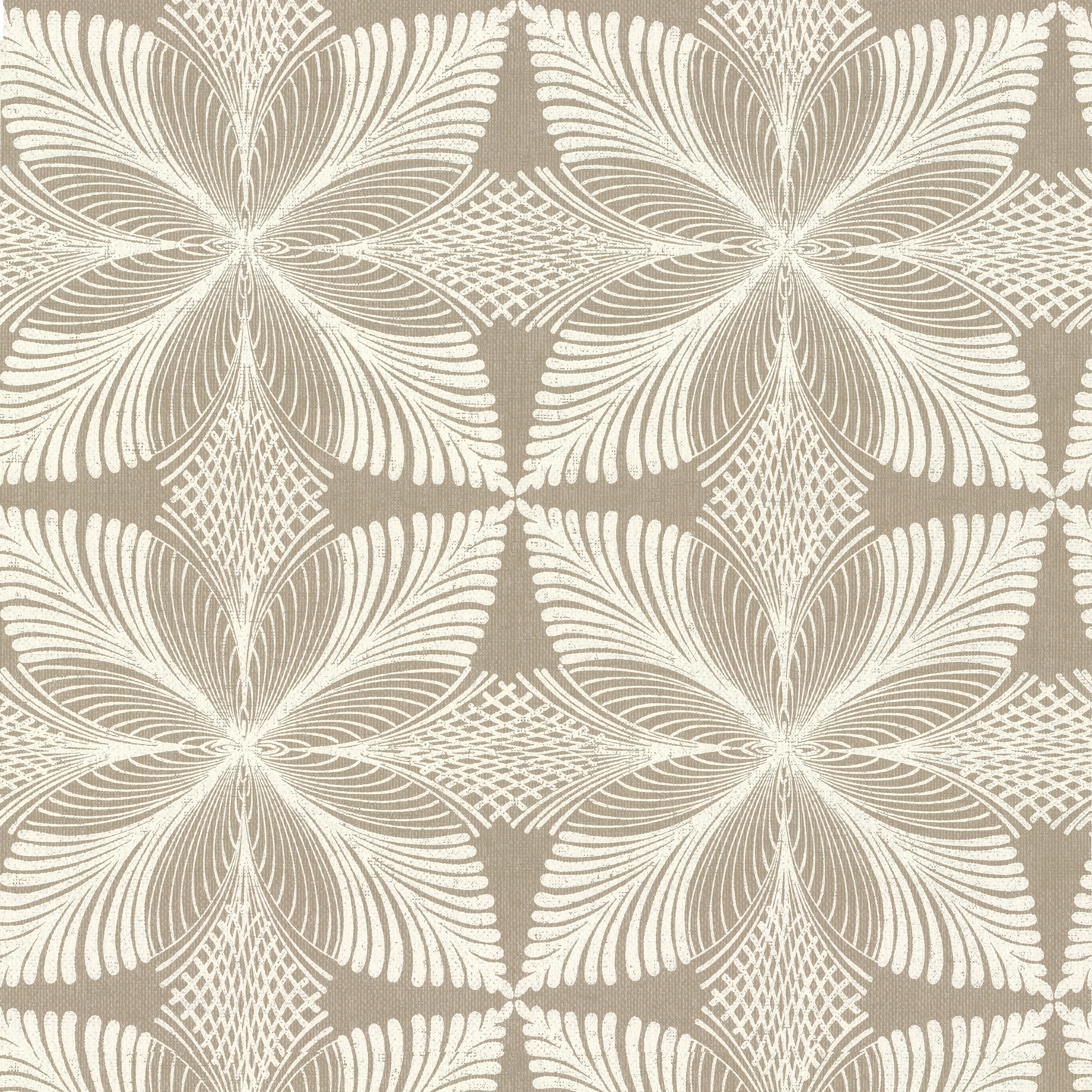 Kravet Design Ronald Redding W3734 in Taupe & White (W3734.1116.0)