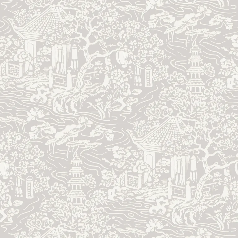 Kravet Design Ronald Redding W3742 in Grey & Ivory (W3742.11.0)